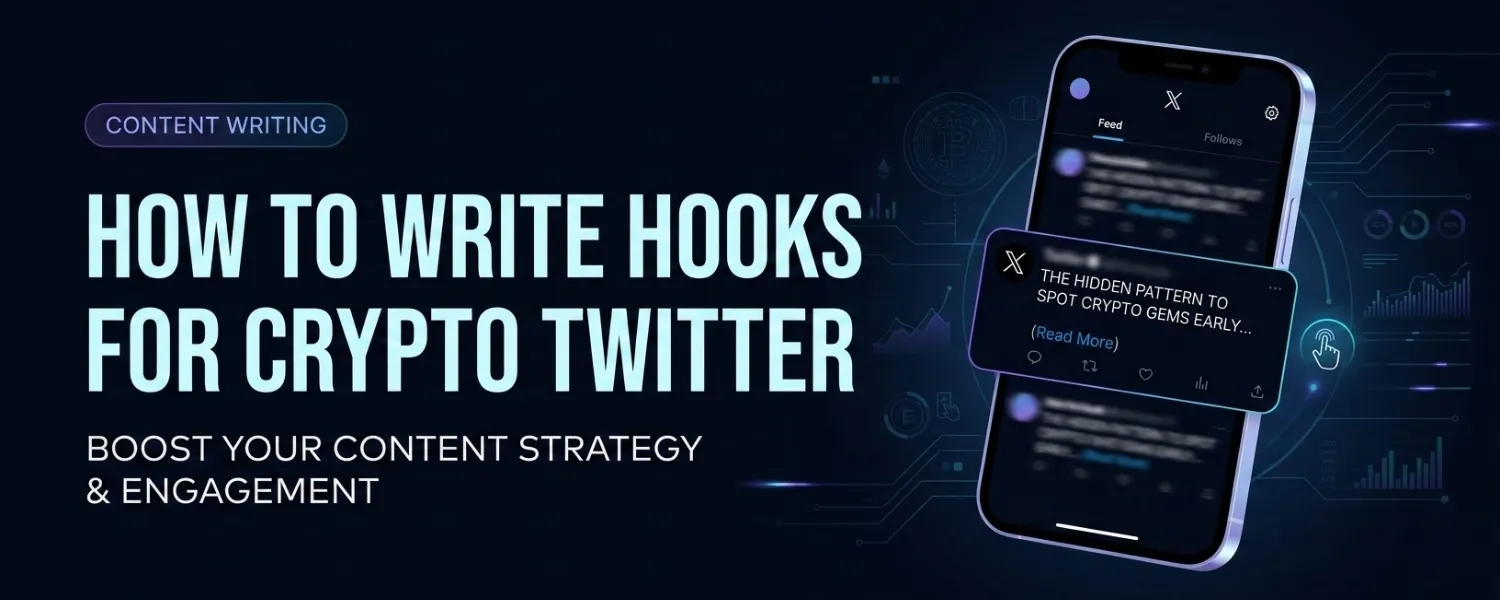 How to write hooks that stop the scroll on crypto Twitter - 6 types and 10 templates